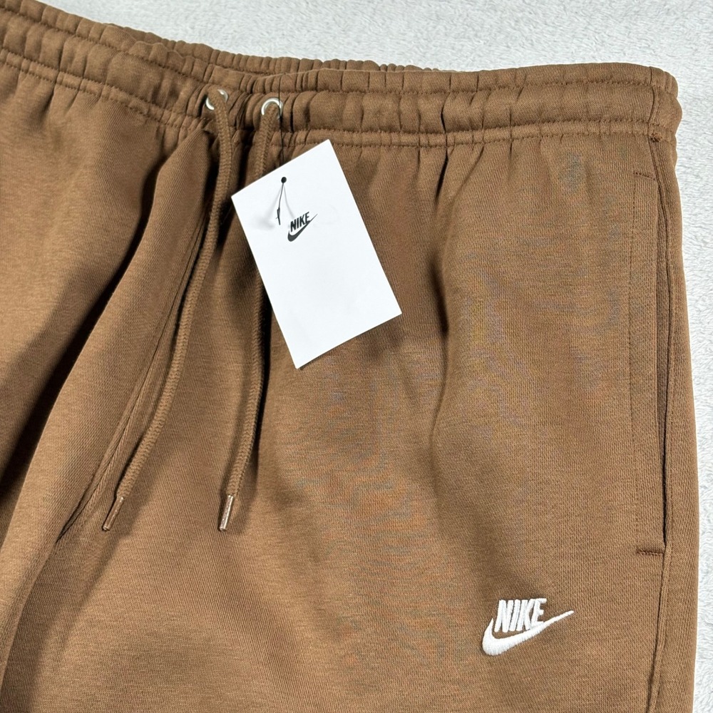 Nike Mens Club Fleece Cargo Pants Ale Brown Joggers FN3805-235 Size M